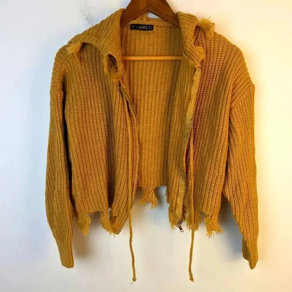 Zaful fringed hooded